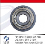 I/II Speed Syn.Assy. 651-3160